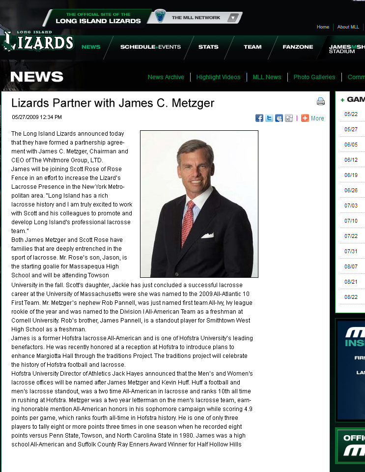 James Metzger photo